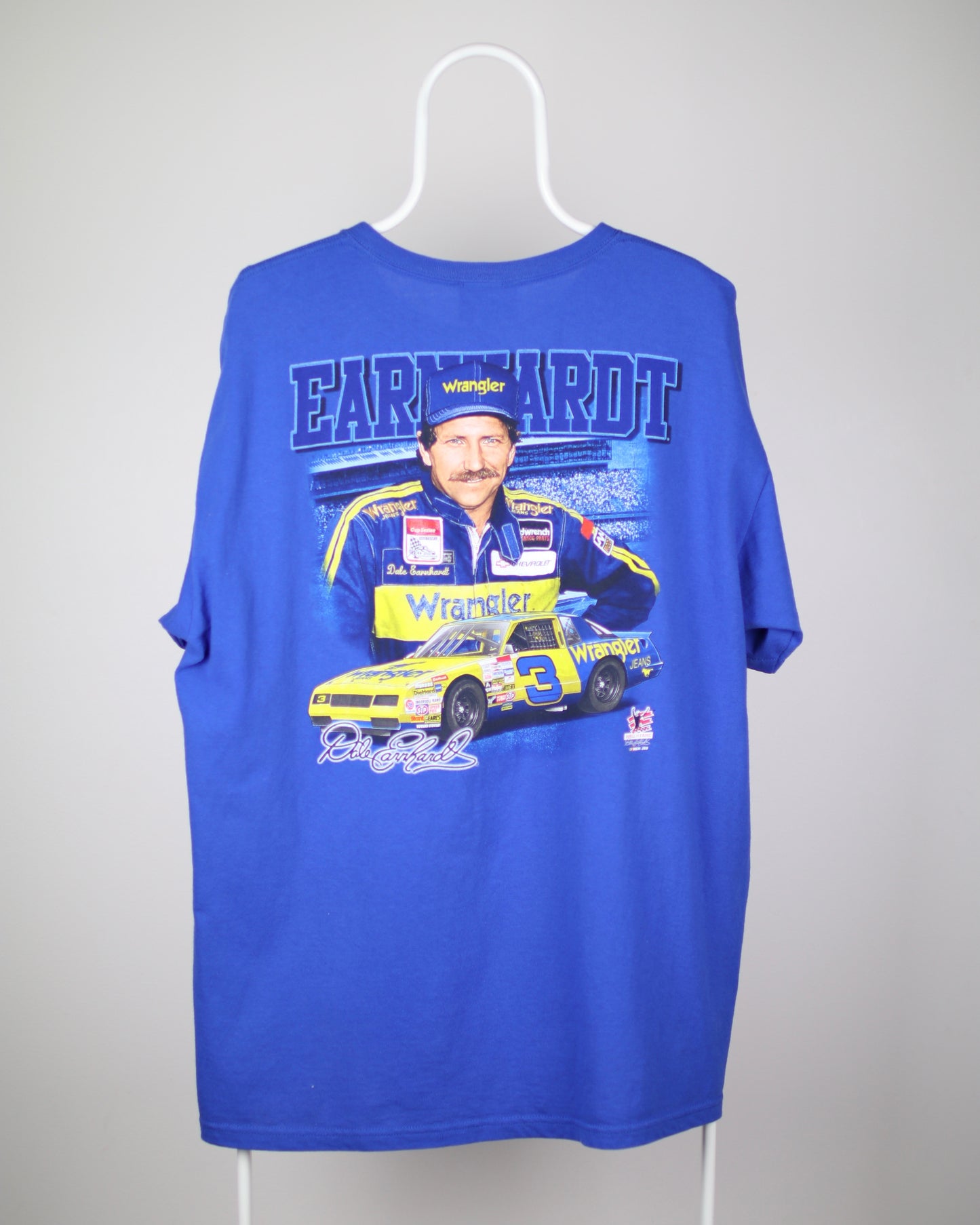 NASCAR Dale Earnhardt Jr and Snr Wrangler T-Shirt Extra Large