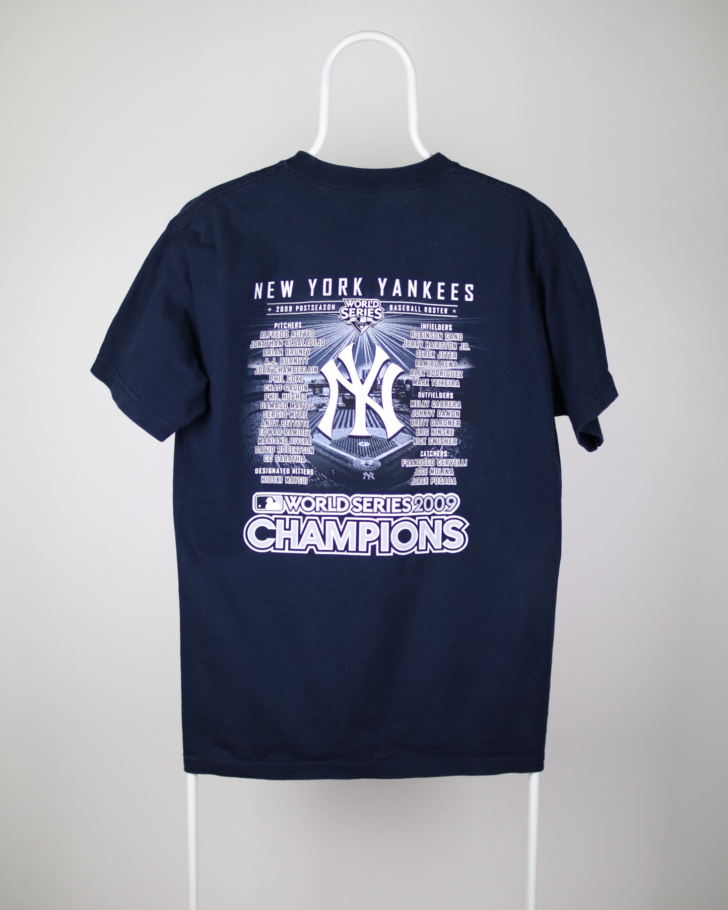 2009 New York Yankees MLB World Series Champions T-Shirt Medium