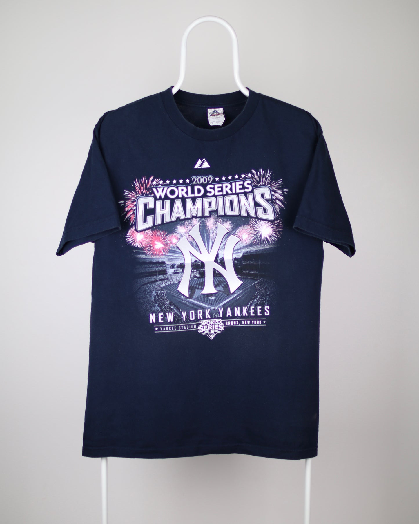 2009 New York Yankees MLB World Series Champions T-Shirt Medium