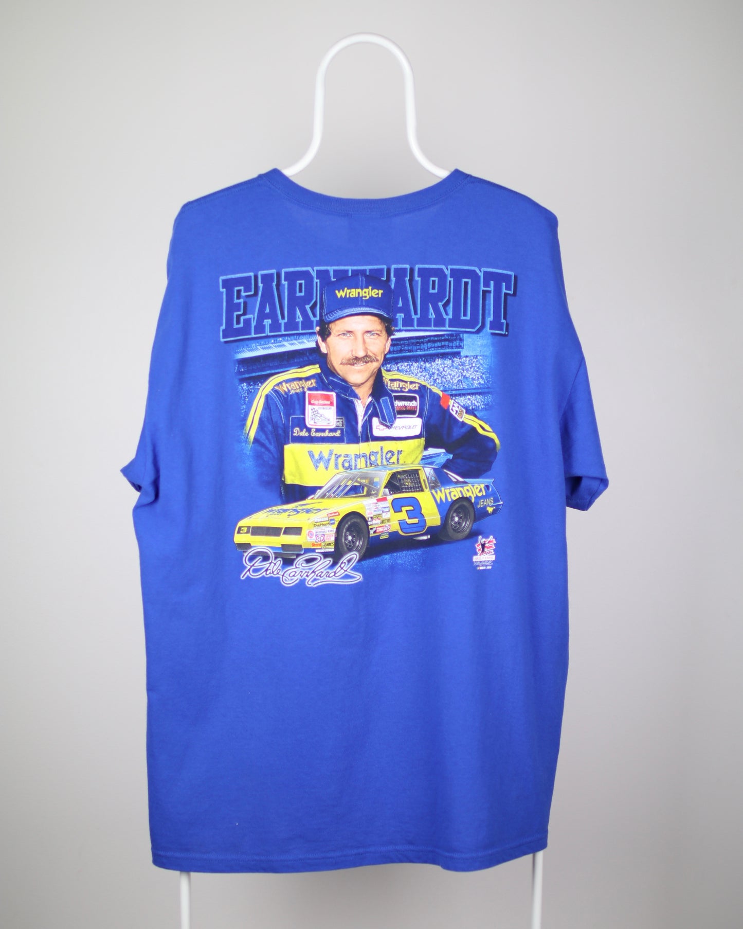 NASCAR Dale Earnhardt Jr and Snr Wrangler  T-Shirt Extra Large