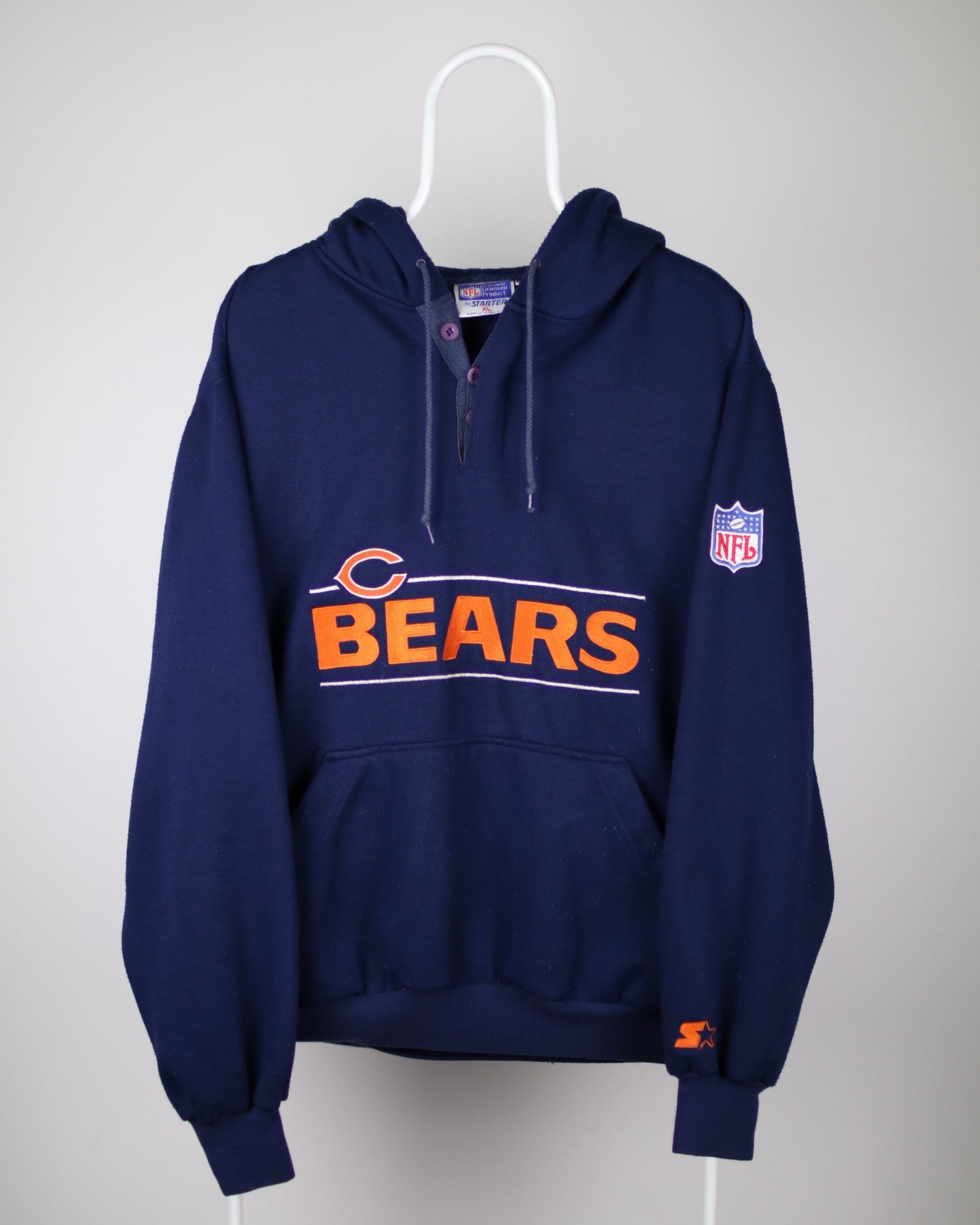 Starter NFL Official Chicago Bears Embroidered Hoodie Large