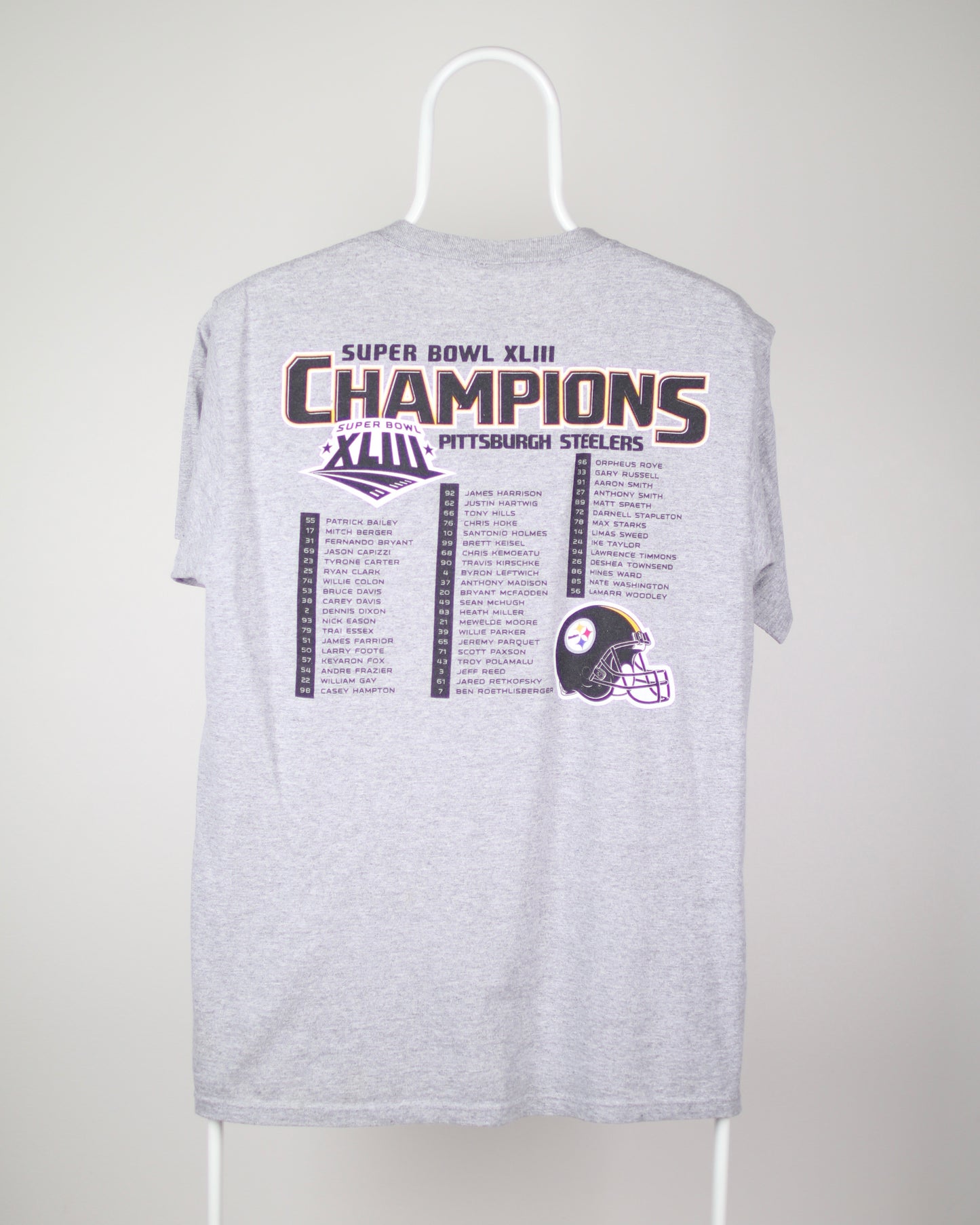 2009 Pittsburgh Steelers NFL Super Bowl XLIII Champions T-Shirt Small