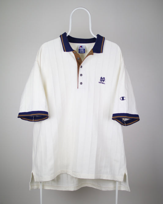 Champion Notre Dame Football Polo Extra Large