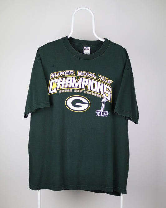 Green Bay Packers NFL Super Bowl XLV Champions T-Shirt Extra Large